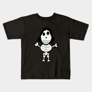 Cute skeletons doodle style Kids T-Shirt